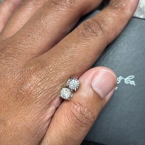 1 carat diamond stud earrings